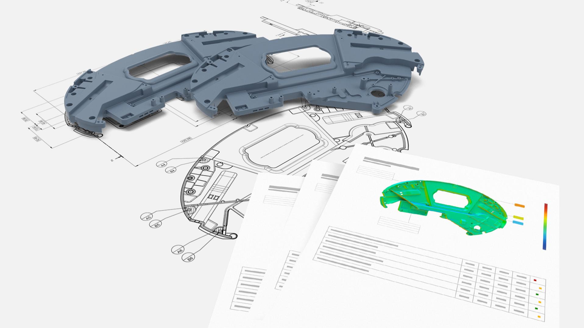 Van 2D-tekeningen naar rapport-visualisatie met ZEISS INSPECT Optical 3D