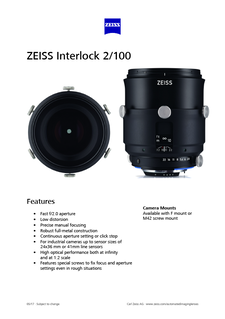 Voorbeeldafbeelding van ZEISS Interlock 2/100