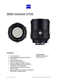 Voorbeeldafbeelding van ZEISS Interlock 2/135