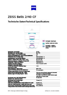 Voorbeeldafbeelding van ZEISS Batis 2/40 CF