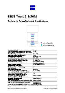 Voorbeeldafbeelding van ZEISS Touit 2.8/50M